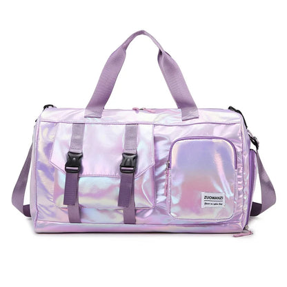 Fashionable Holographic Weekend Travel Bag