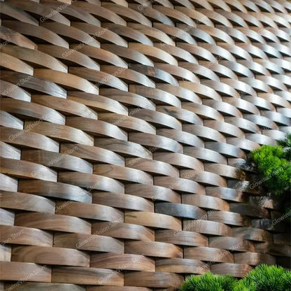 Textured Wood Acoustic Wall Art Panel Decor - Fesara