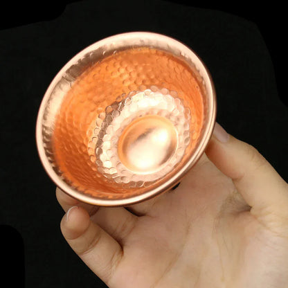 Handcrafted Copper Buddhist Water Bowl for Meditation