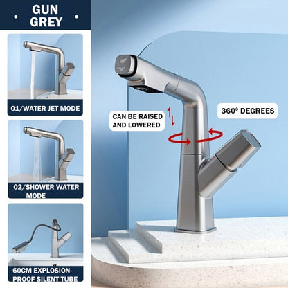 Modern 360 Rotating Kitchen Sink Faucet - Fesara