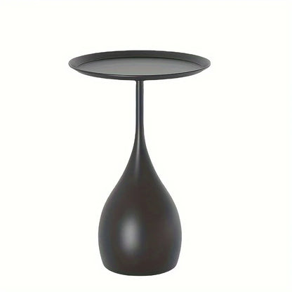 Compact LED End Table with Modern Space Saving Design