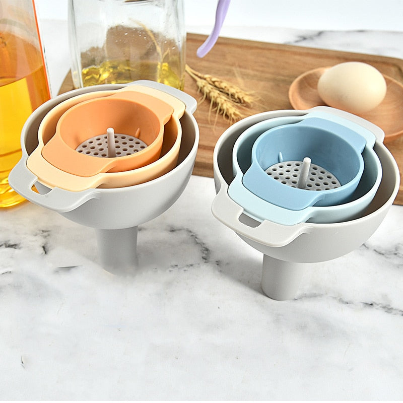 Practical 6in1 Multi Purpose Pouring Funnel Kit