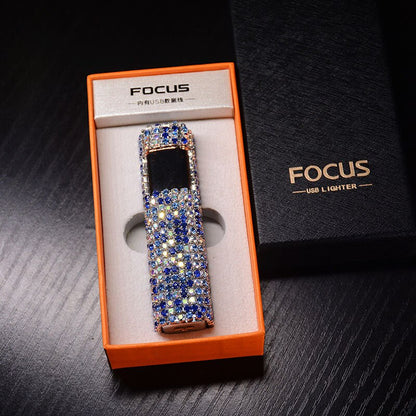 Fesara | Glitter Diamond Rechargeable Pocket Lighter