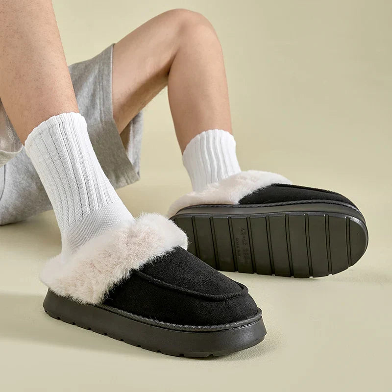 Warm Cozy Fuzzy Slippers for Women Indoor