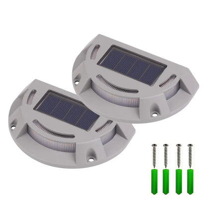 Outdoor Solar Powered Step Lamp Waterproof 2-in-1