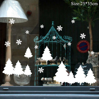 Festive Holiday Window Christmas Decor