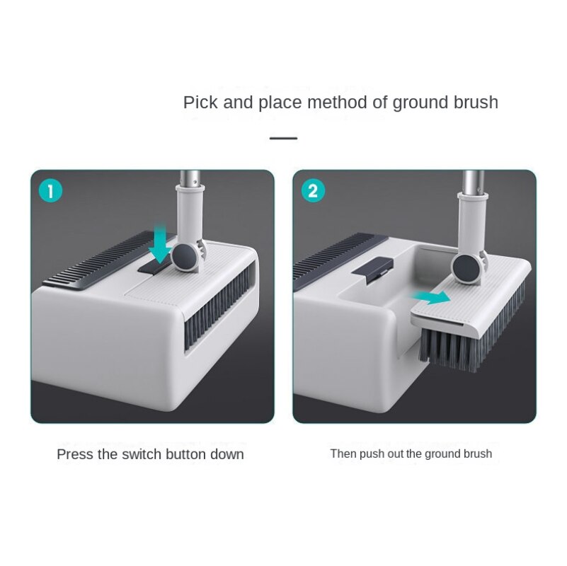 Compact 3in1 Easy Sweep Extendable Dustpan Kit