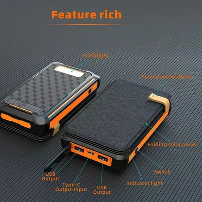 Portable Solar Charger Foldable Power Bank