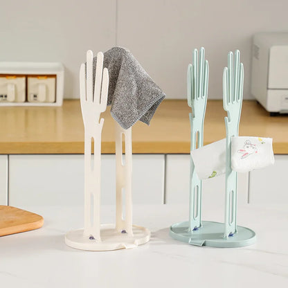 Compact Kitchen Glove Drying Rack Holder