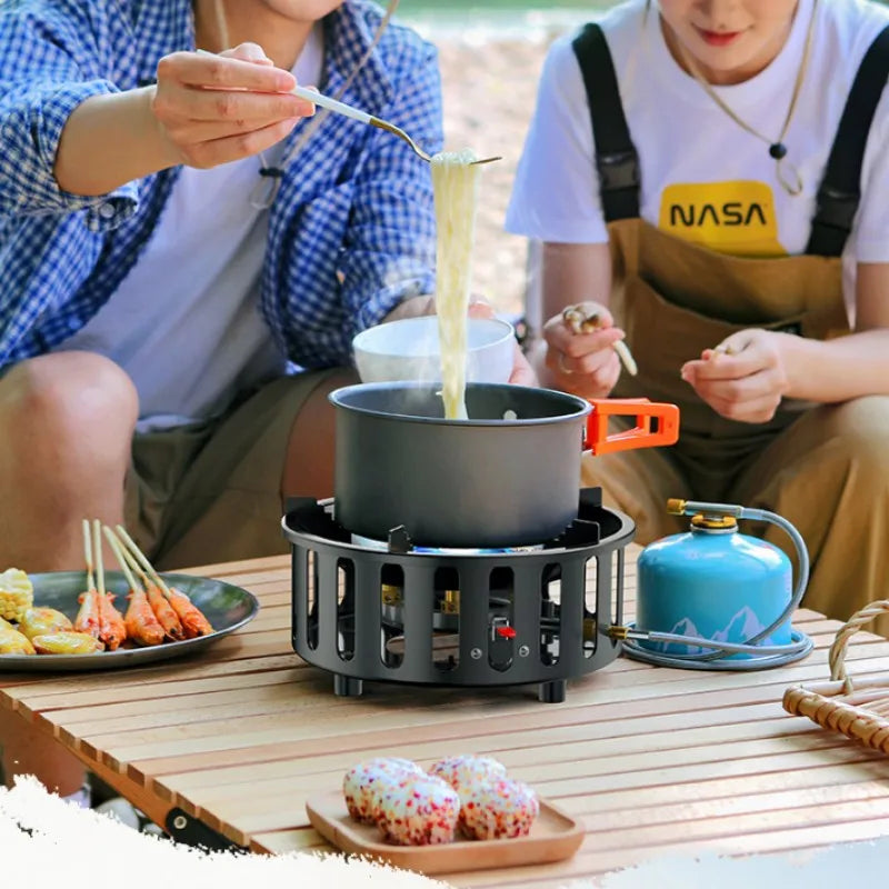 Portable Outdoor Gas Camping Stove with Auto Ignition