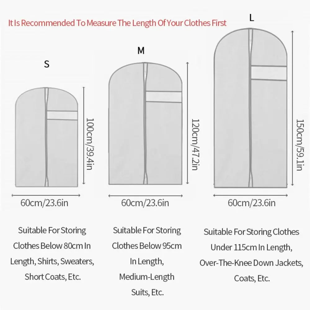 Premium Clothing Storage Bag with Clear Window