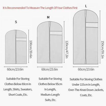 Premium Clothing Storage Bag with Clear Window