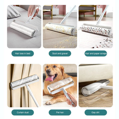 Effective Lint Roller with Extendable Handle for Pet Hair