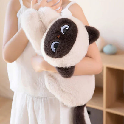 Cute Siamese Kitten Soft Plush Toy