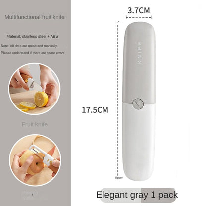 Compact 2-in-1 Veg Peeler Kitchen Knife Set