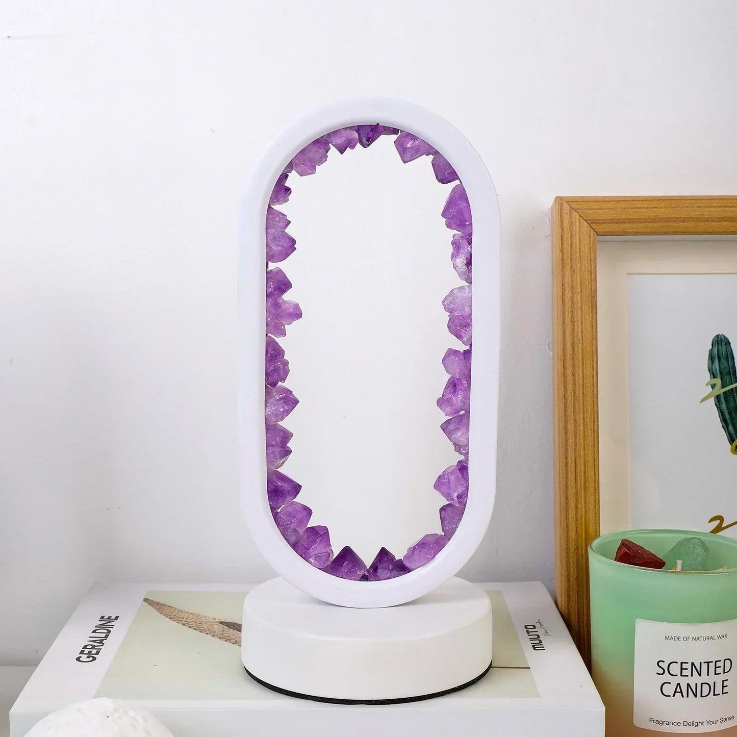Beautiful Gemstone Table Lamp Fesara