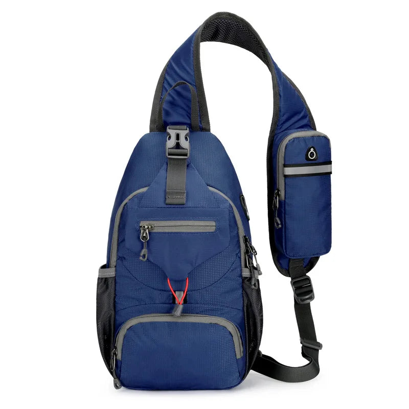 Safe Travel Shoulder Bag with Multiple Pockets