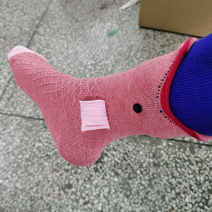 Fun Animal Print Knit Socks