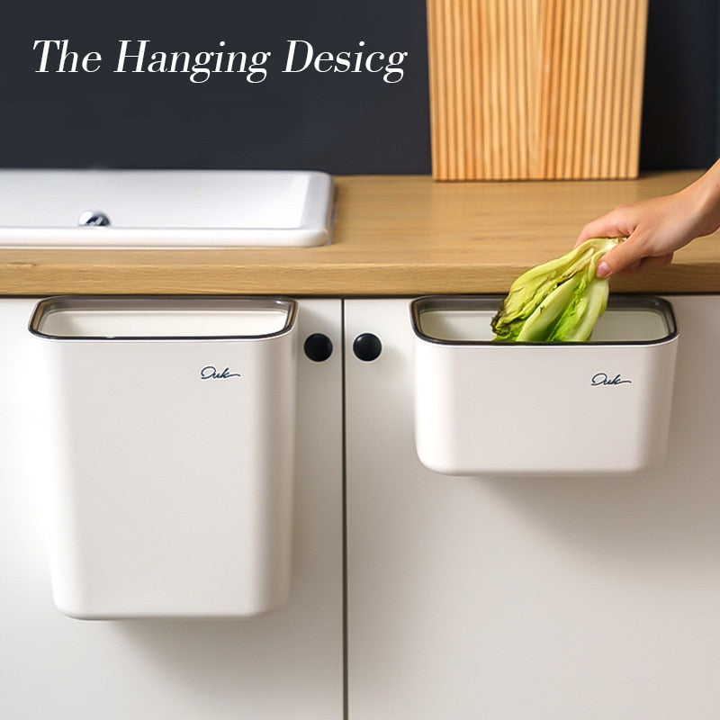 Space Saving Wall Mount Trash Container