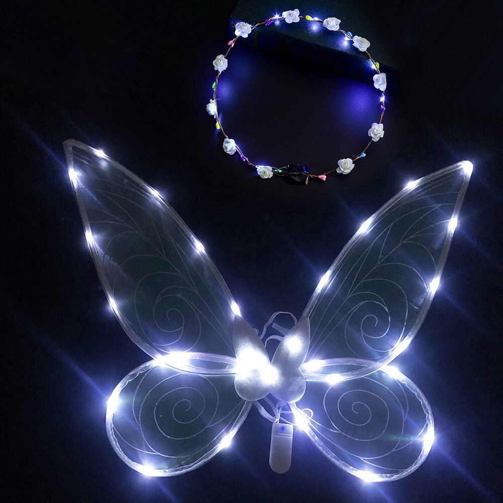 Sparkly Iridescent Angel Wings