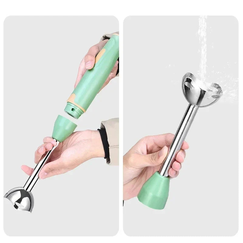 Powerful 400W Hand Blender with Stainless Steel Shaft