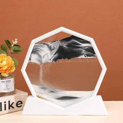 Oceanic Wave Hexagon Sand Table Decor