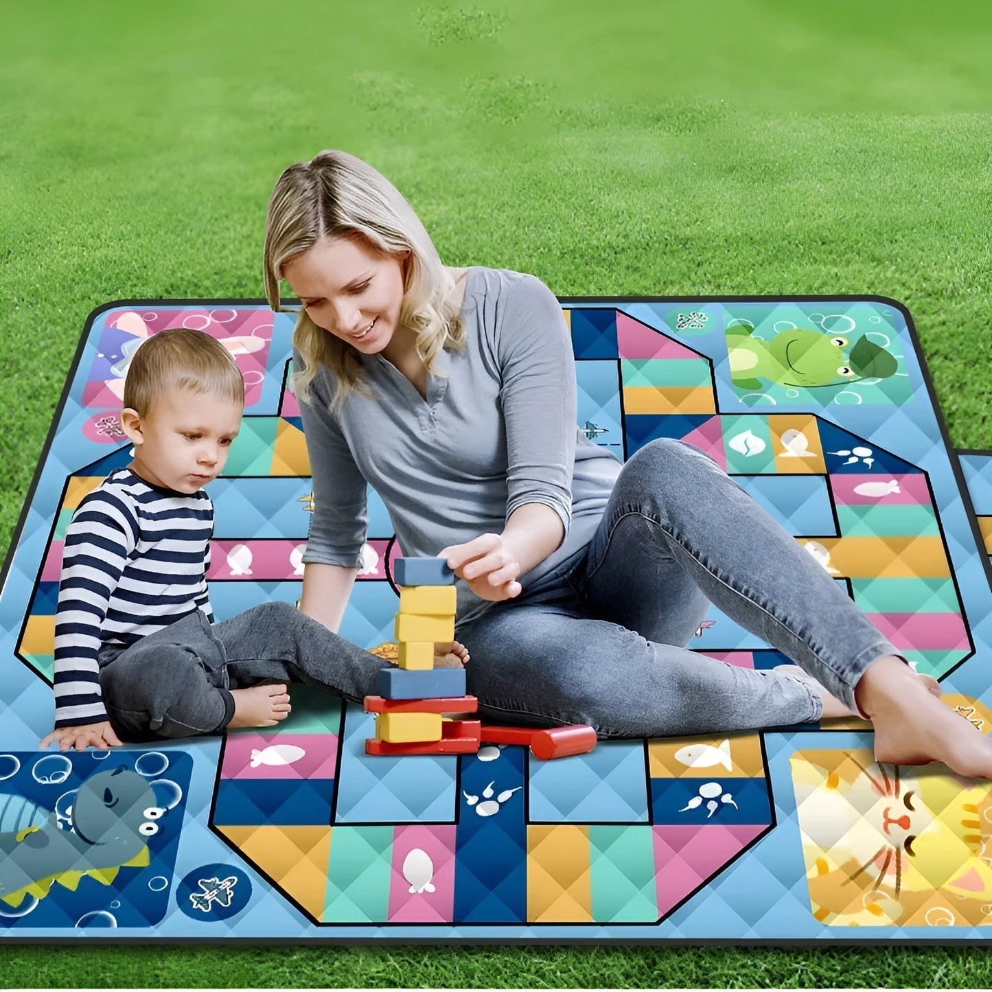 Portable Baby Play Mat, Waterproof & Padded