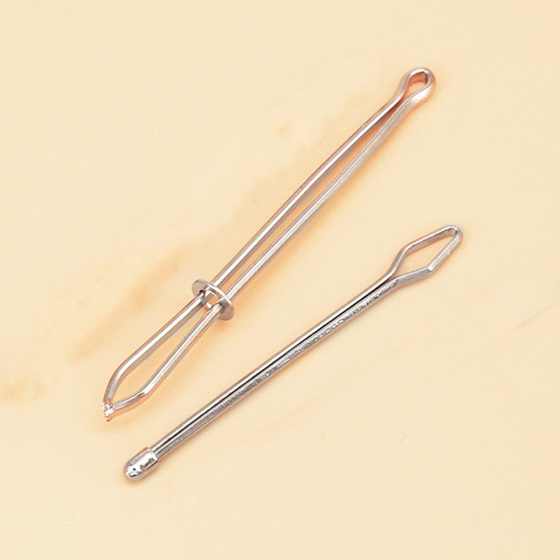 Easy Use 2 Pack Cord Threader Tweezers
