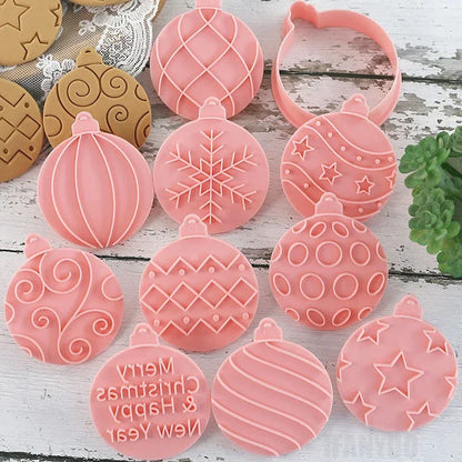 Fun Christmas Cookie Cutter Set for Holiday Baking - Fesara
