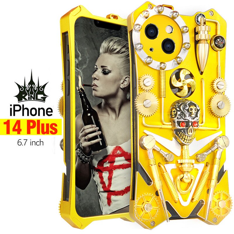 Tough Skull Design iPhone Phone Cover