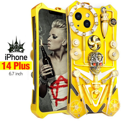 Tough Skull Design iPhone Phone Cover