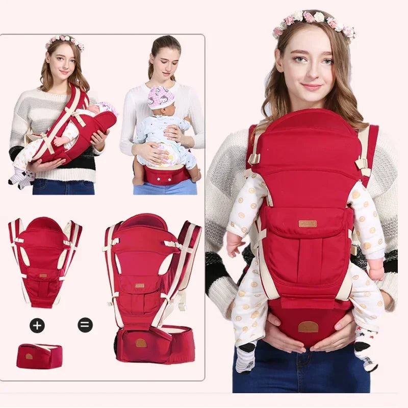 Comfortable Baby Sling 3-in-1 Ergonomic Newborn Carrier