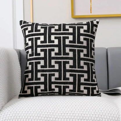 Decorative Stitched Pillow Cover for Home Decor