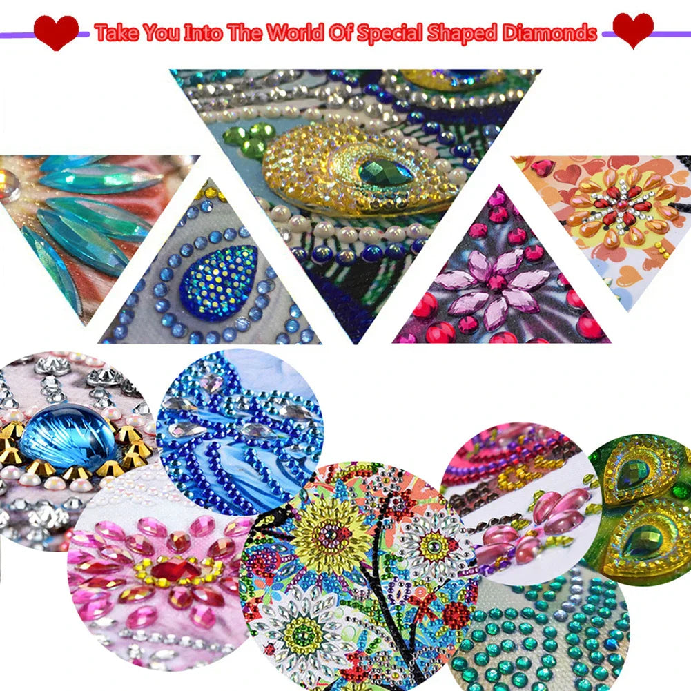 Colorful Crystal Butterfly Decor Pendant