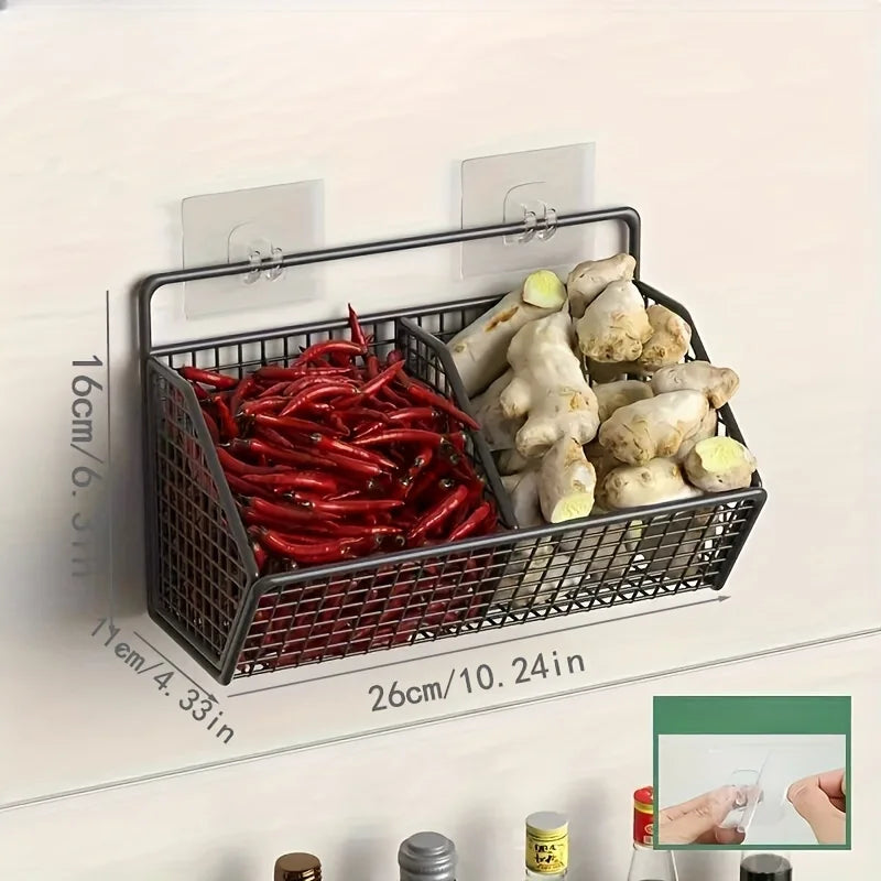 Space Saving 3 Tier Kitchen Storage Rack - Black - Fesara