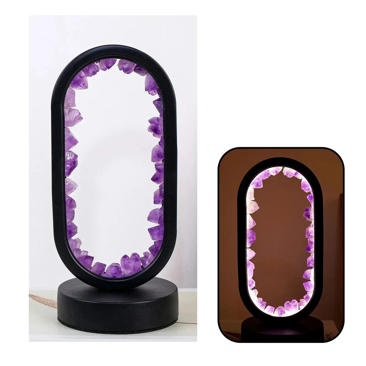 Beautiful Gemstone Table Lamp Fesara