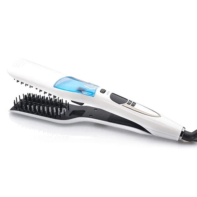 Stylish Hot Brush Curler & Straightener - Fesara