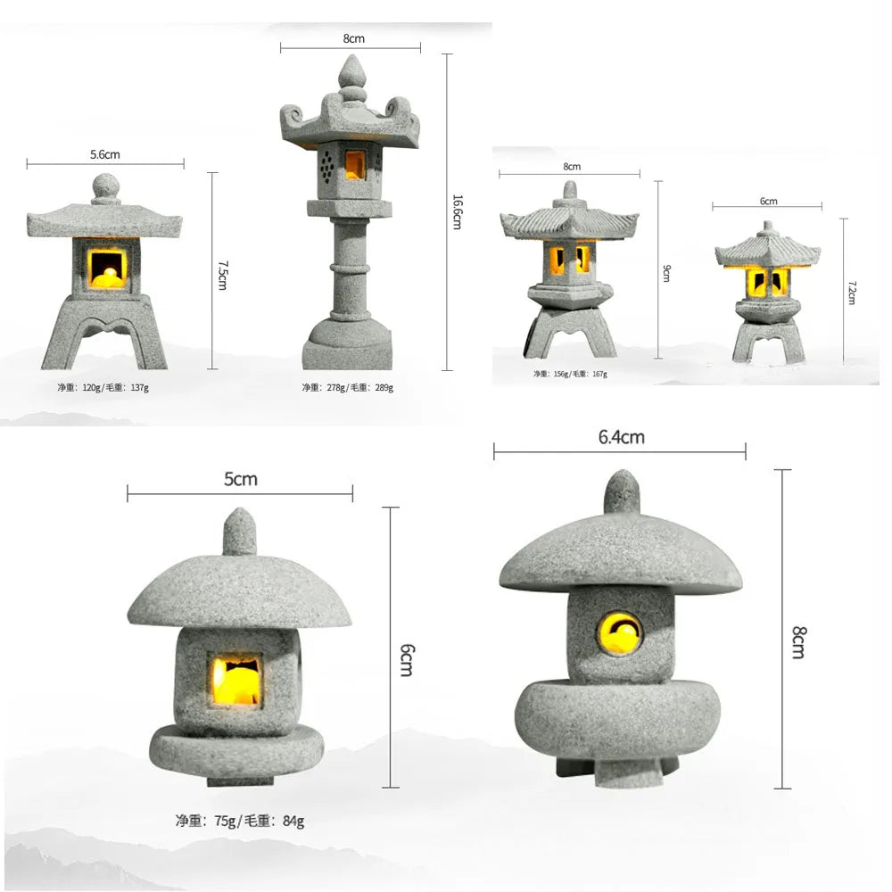 Natural Stone Mini Pagoda Garden Ornament