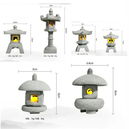 Natural Stone Mini Pagoda Garden Ornament