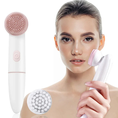 Portable Facial Cleanser and Massager Silicone Device - Fesara