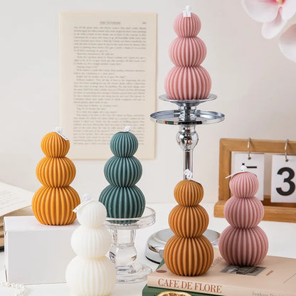 Unique Geometric Golf Ball Shaped Scented Candle