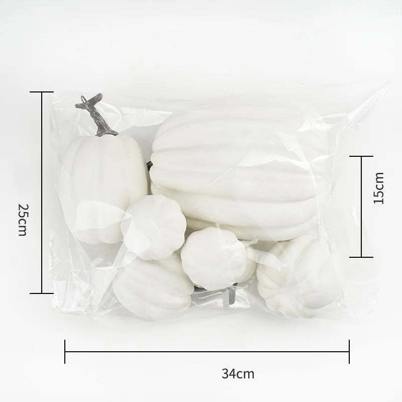 Fall Decorative Pumpkins 7-Piece Set - Fesara