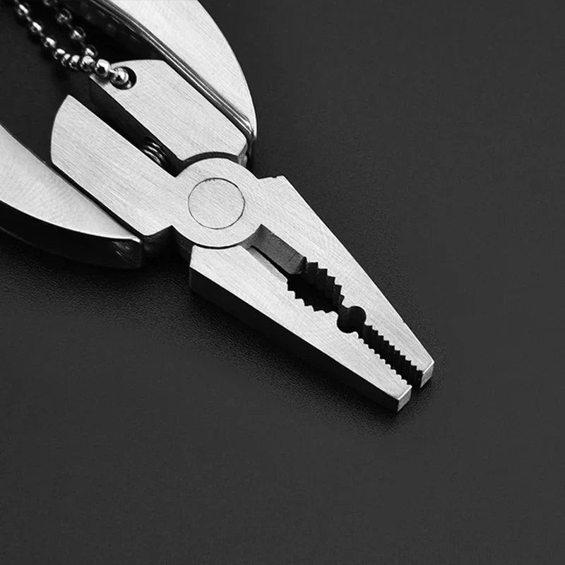 Portable Pocket Multitool with Pliers and Knife