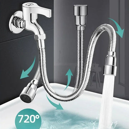 Flexible Kitchen Sink Faucet Spray Nozzle Extender