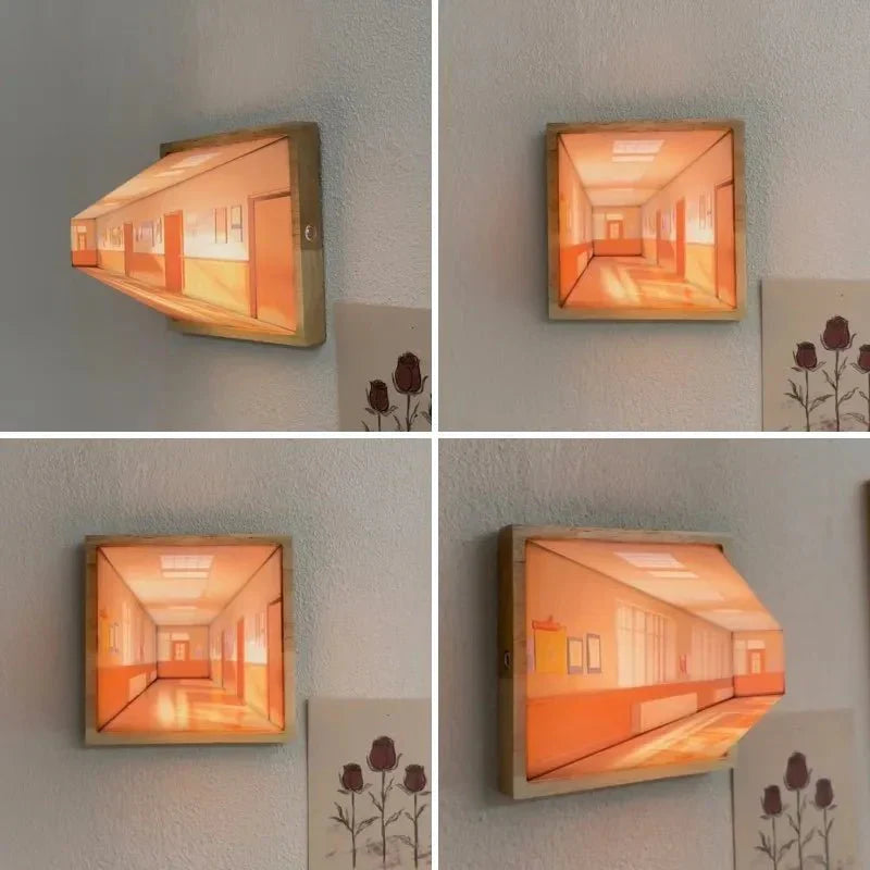 Stylish 3D LED Wall Lamp - Cool Home Decor Gift