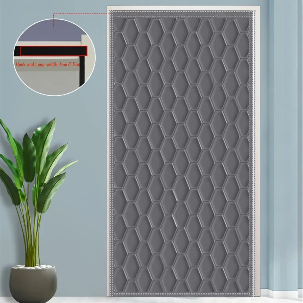 Warm Thermal Door Curtain for Home Insulation