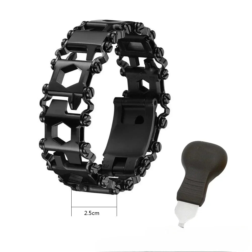 Tactical Steel Survival Wristband - Fesara