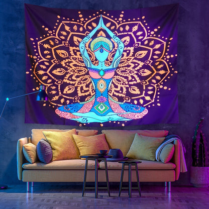Vibrant Glow Wall Hanging Tapestry