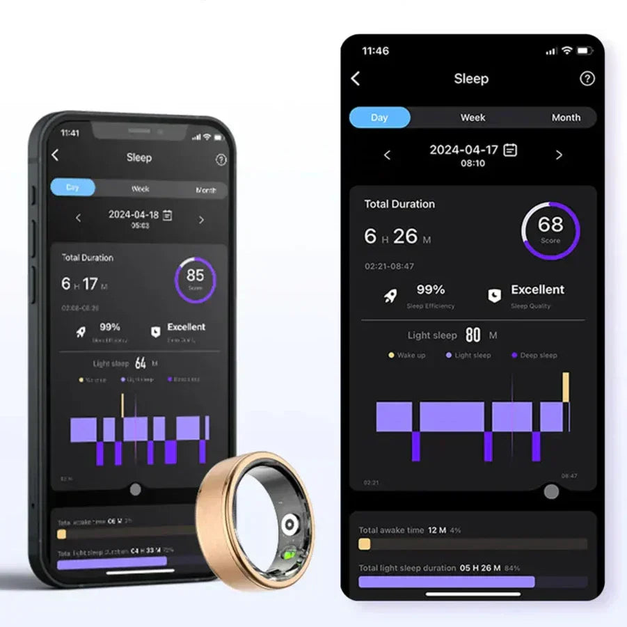 Waterproof Fitness Tracker Smart Ring