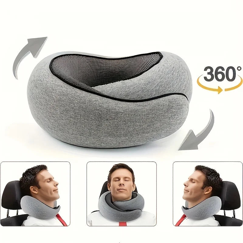 Comfortable U-Shaped Travel Neck Pillow